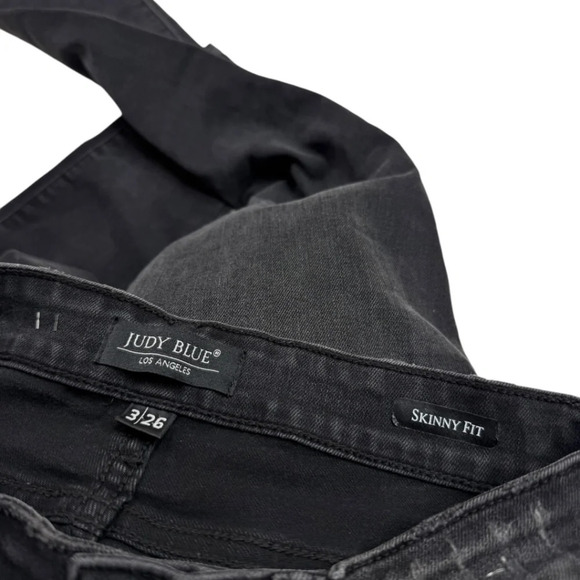 Judy Blue Skinny Fit Distressed Denim Jean - Picture 5 of 13